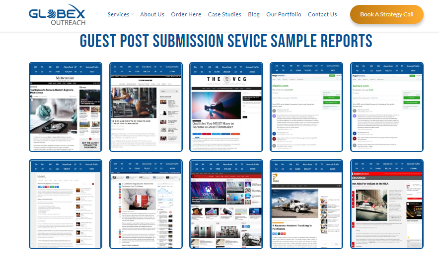 Globex Guest Posting services