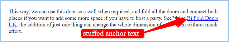 anchor text