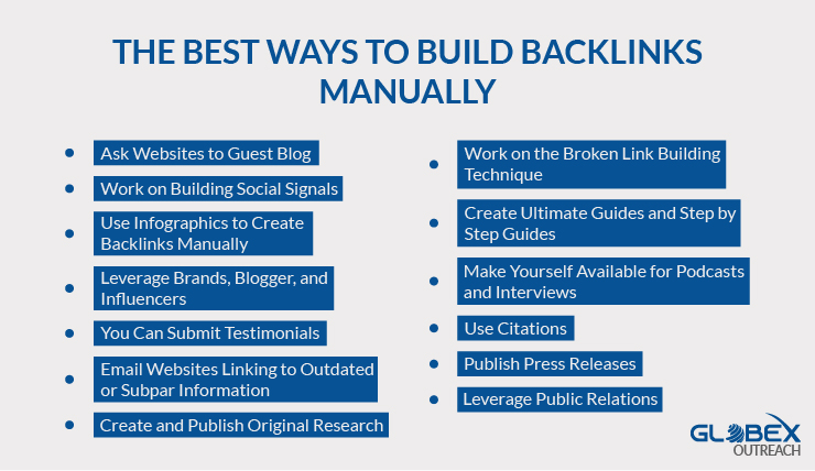 THE BEST WAYS TO BUILD BACKLINKS MANUALLY