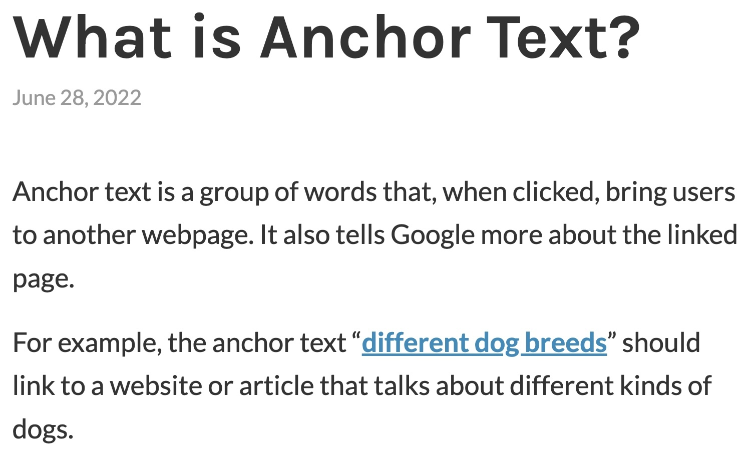 Anchor Text