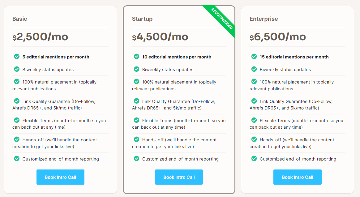 Blue Tree Pricing