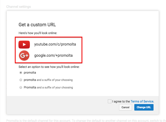 Custom Url backlink
