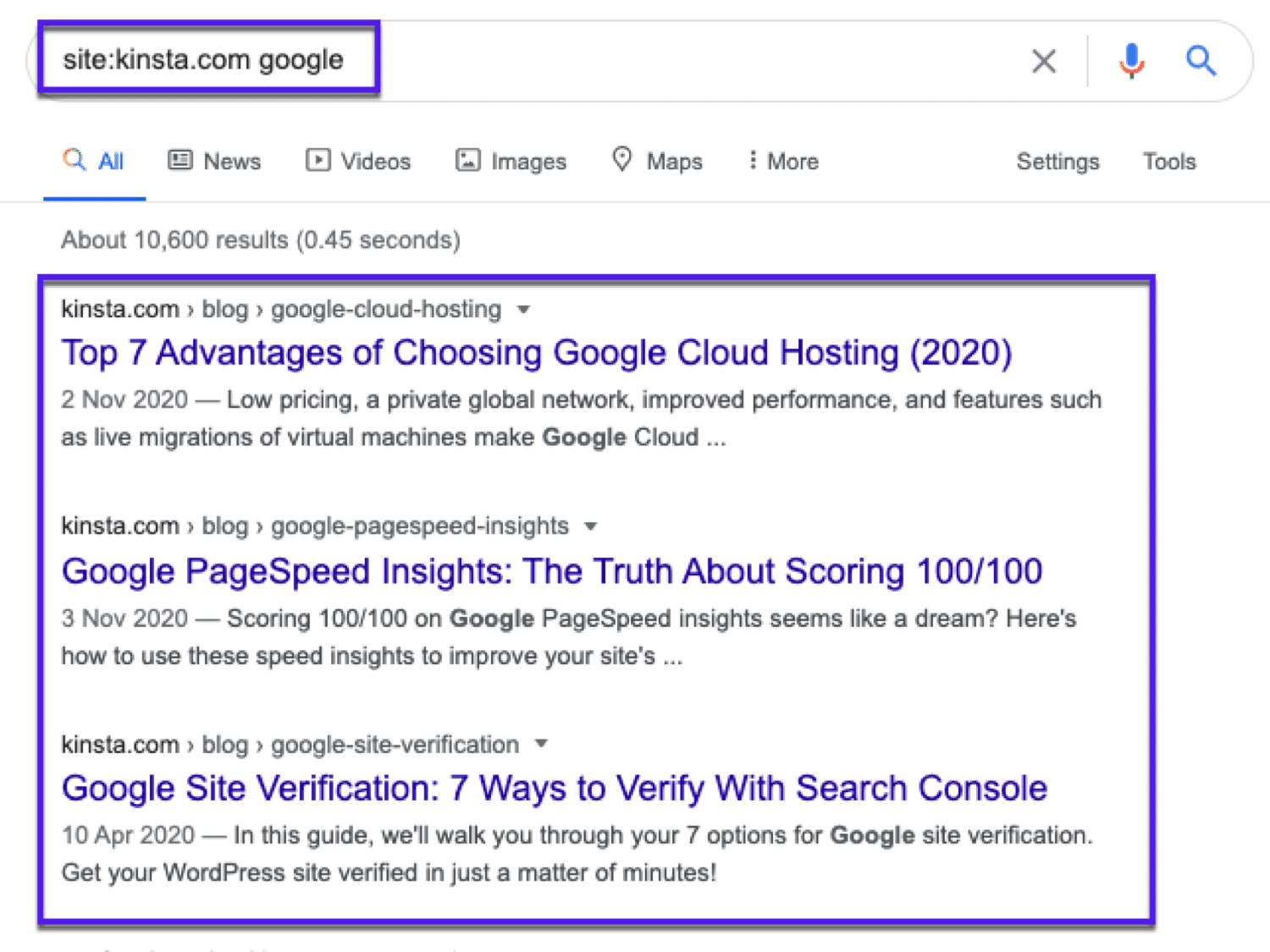 Google to Look for Internal Links 