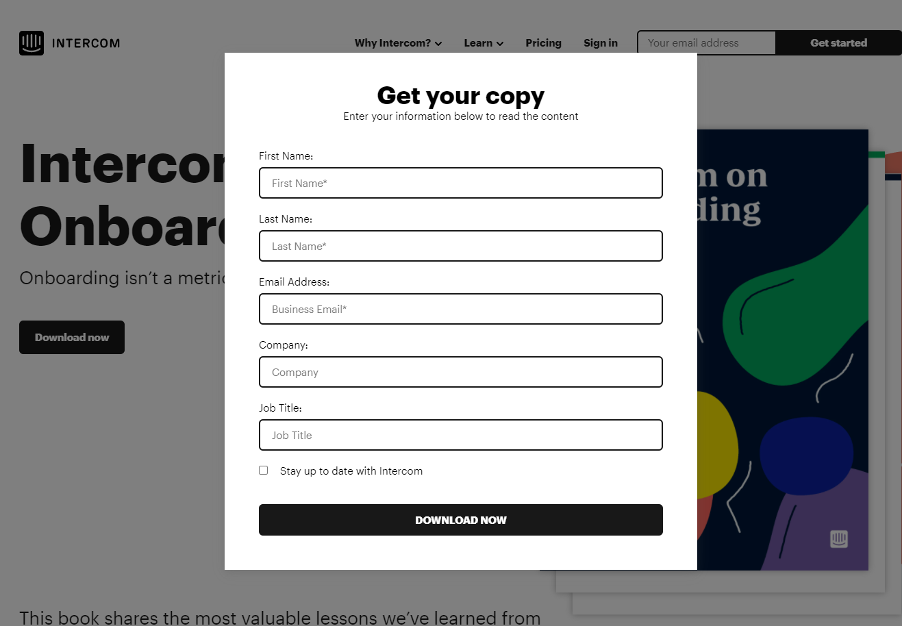 Lead Generation Form Simple