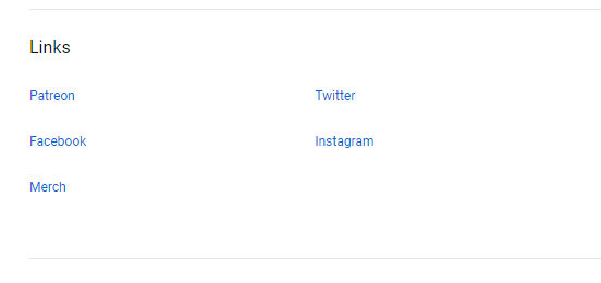Profile links