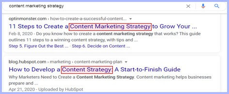 SERP overview