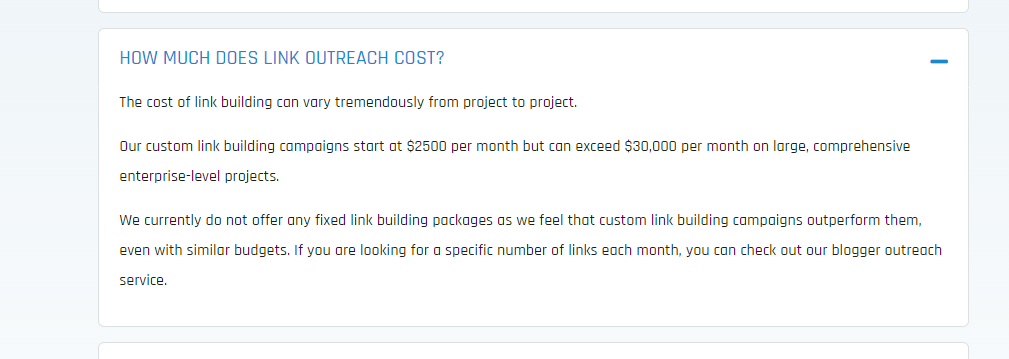 Stellar SEO pricing