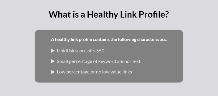 Websites With Healthy Link Profiles