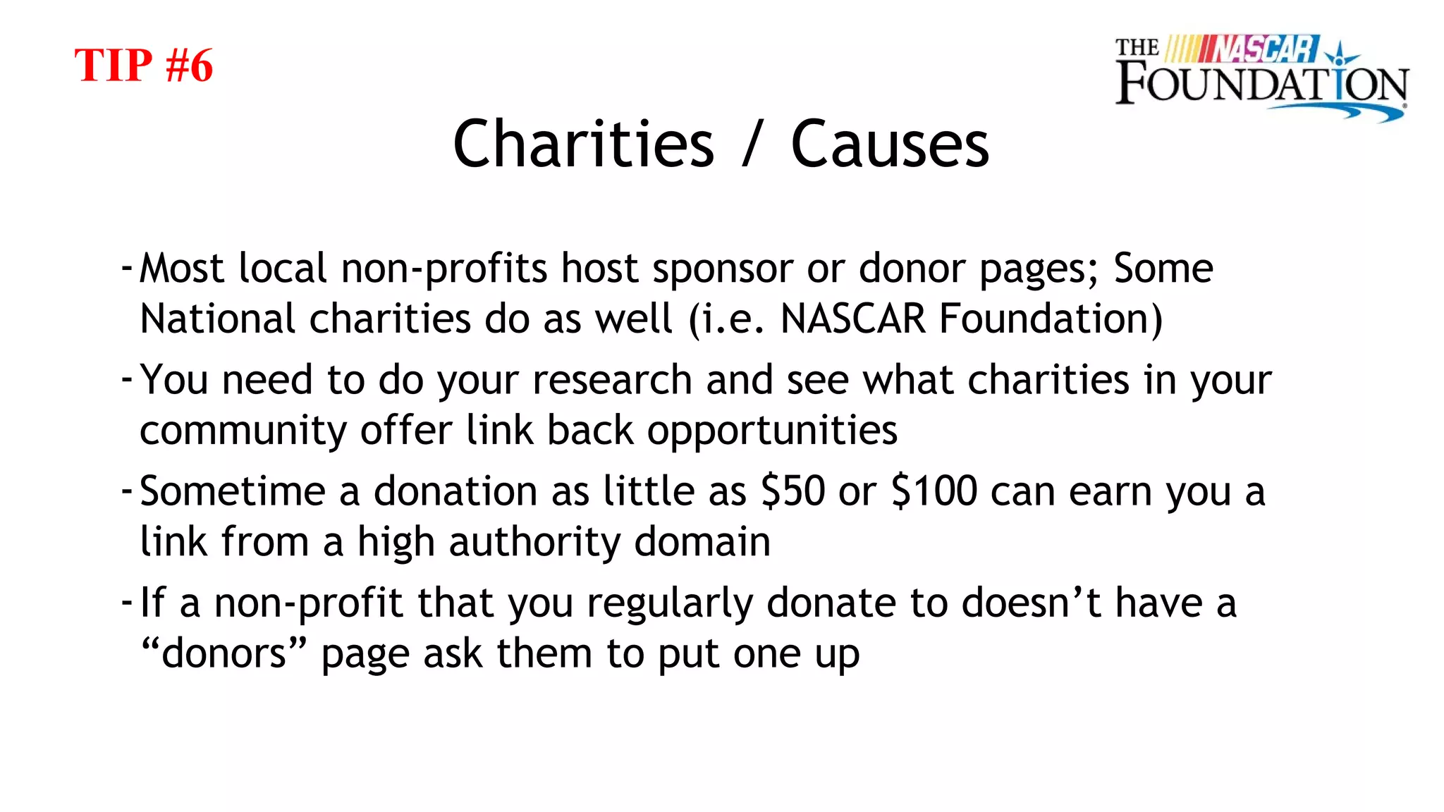 Donate to Non-Profit Organizations