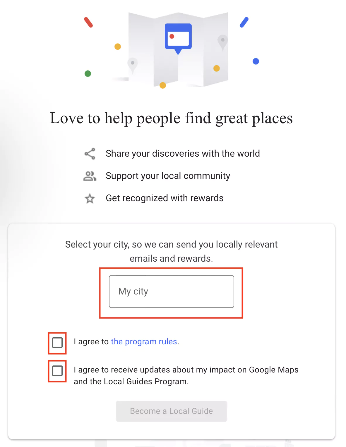 Create and Publish a Local Guide