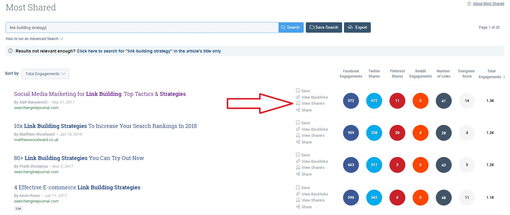 Social Media Event Link Building