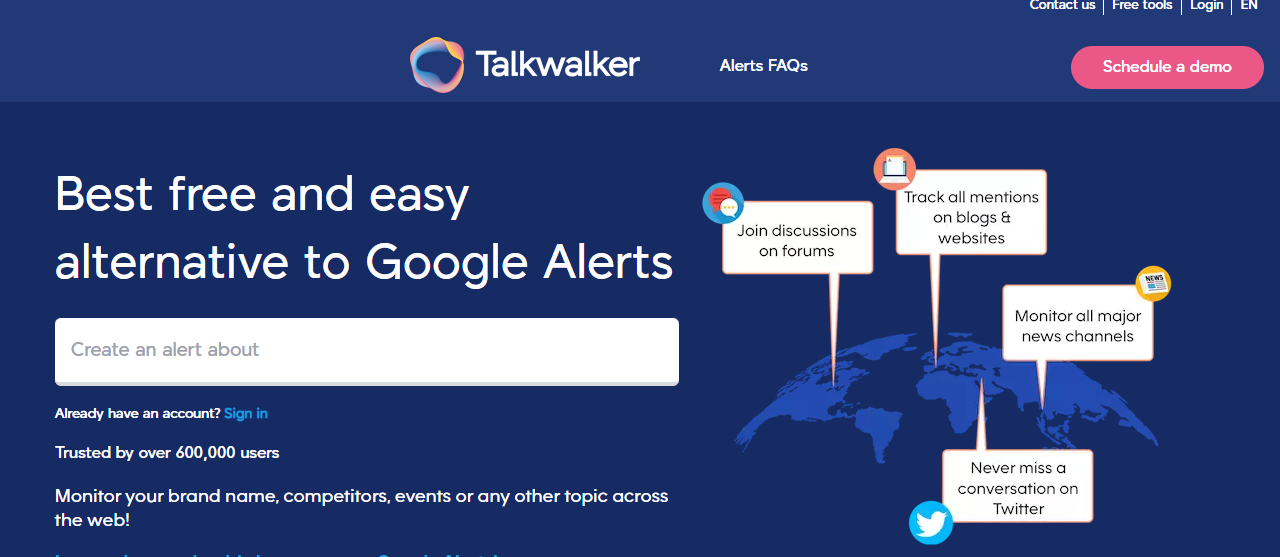 Talkwalker Alerts