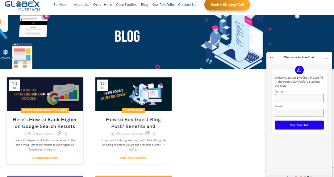 Engage Visitors With Live Chat 