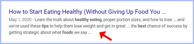 meta description overview