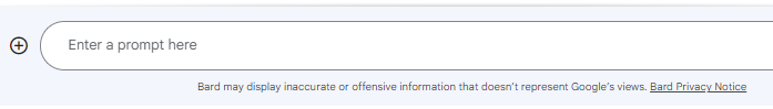 Google bard prompt