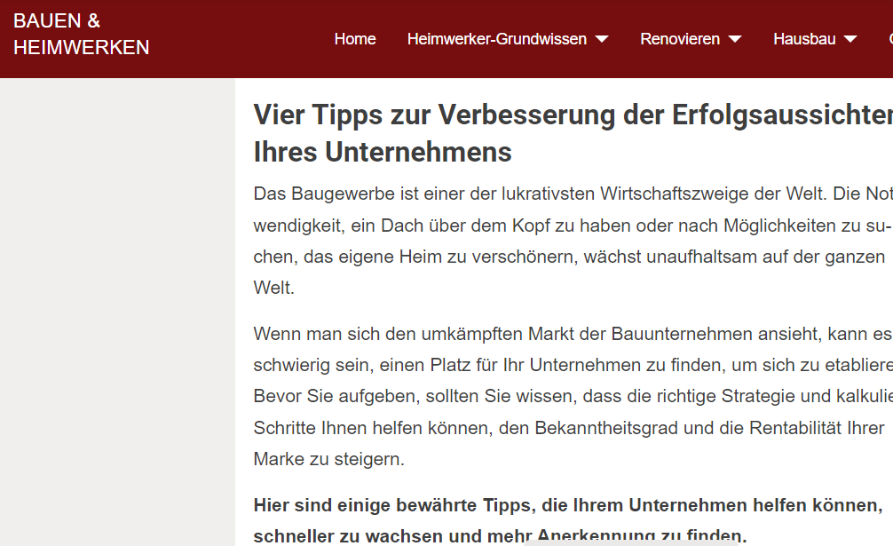 high quality German Link Building services