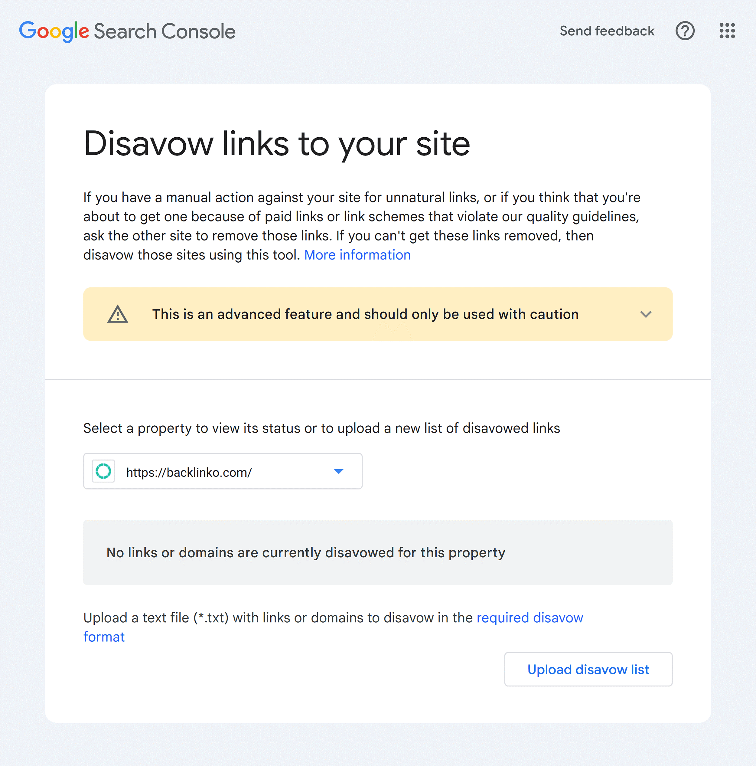bad backlinks penalty
