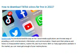 Social media