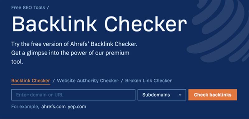 “broken links” report section